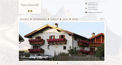 Desktop Screenshot of haus-unterdill.com